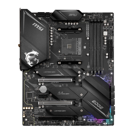 MSI MPG X570S EDGE MAX WIFI Benutzerhandbuch