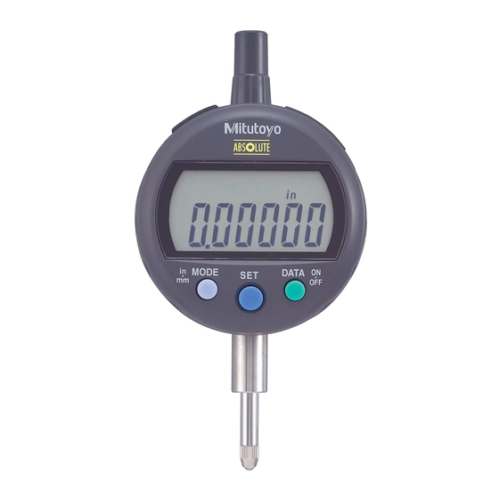 Mitutoyo ABS DIGIMATIC ID-CX Bedienungsanleitung