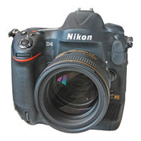 Nikon D4 Benutzerhandbuch