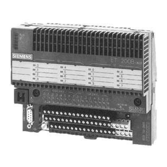Siemens ET 200B–DP Handbuch