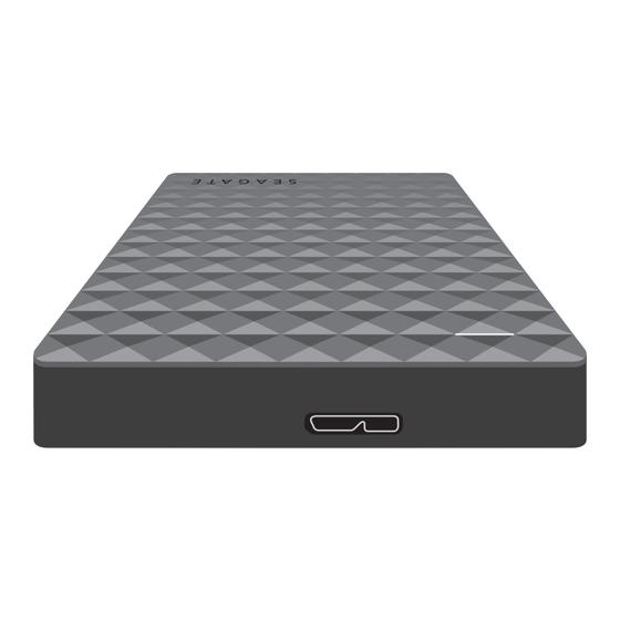 Seagate EXPANSION Schnellstartanleitung