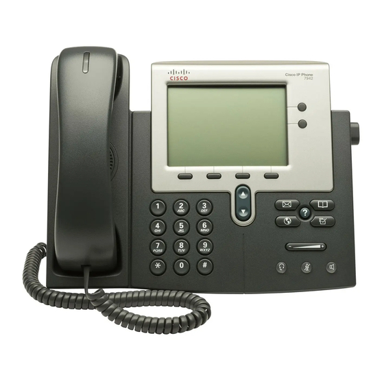Cisco 7941G Benutzerhandbuch