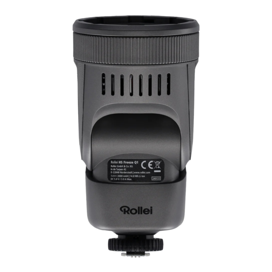Rollei HS Freeze Q1 Anleitung