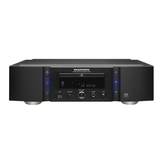 Marantz SA-11S3 Bedienungsanleitung