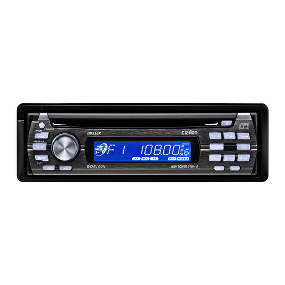 Clarion DB338R Bedienungsanleitung