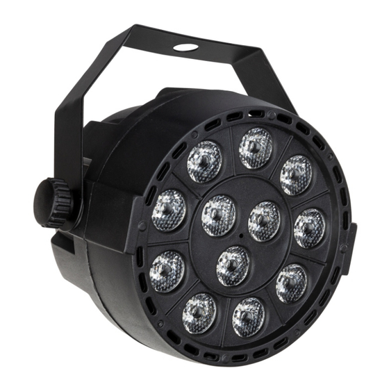 JB Systems Mini-par 12 RGBW Bedienungsanleitung