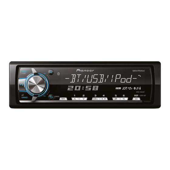 Pioneer MVH-X560BT Bedienungsanleitung