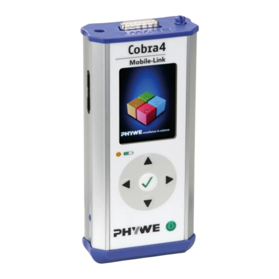 Phywe Cobra4 Mobile-Link 2 Betriebsanleitung
