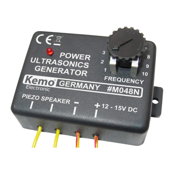 Kemo M048N Anschlussbeispiel