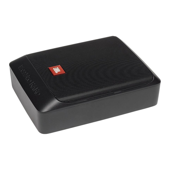 Harman JBL Basspro Nano Bedienungsanleitung