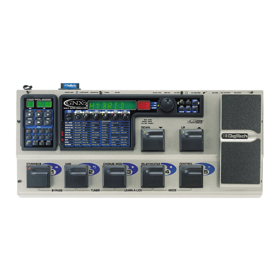 DigiTech GNX3 Bedienungshandbuch