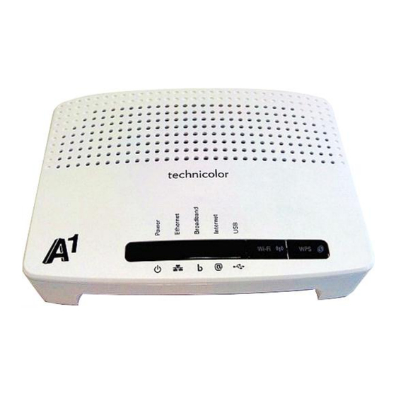Technicolor A1 WLAN Box Installationsanleitung