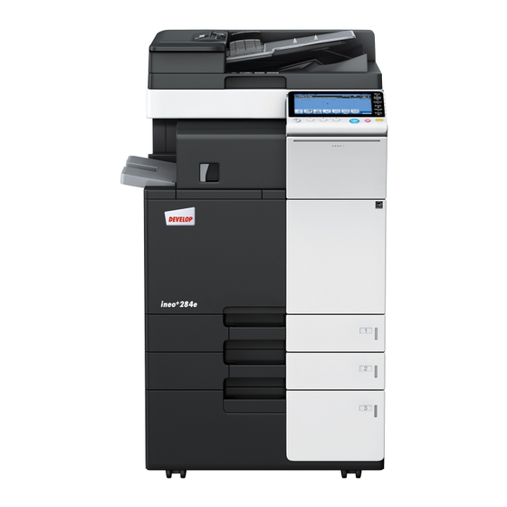 Develop ineo+ 224e Kurzanleitung