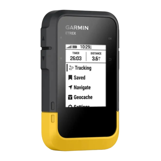 Garmin ETREX SE Benutzerhandbuch