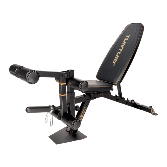 Tunturi CENTURI UB100 UTILITY BENCH Benutzerhandbuch