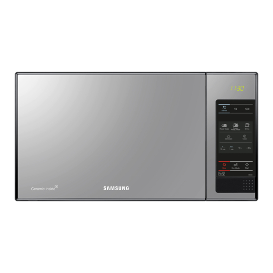 Samsung ME83X-P Benutzerhandbuch