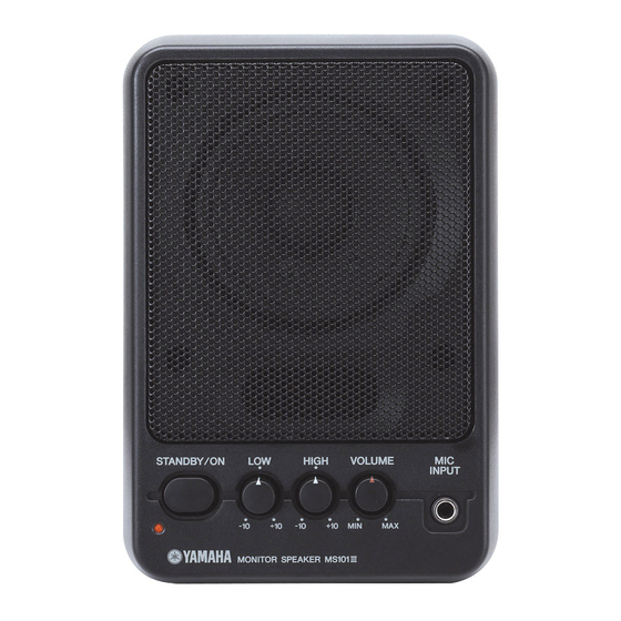 Yamaha MS101 III Bedienungsanleitung