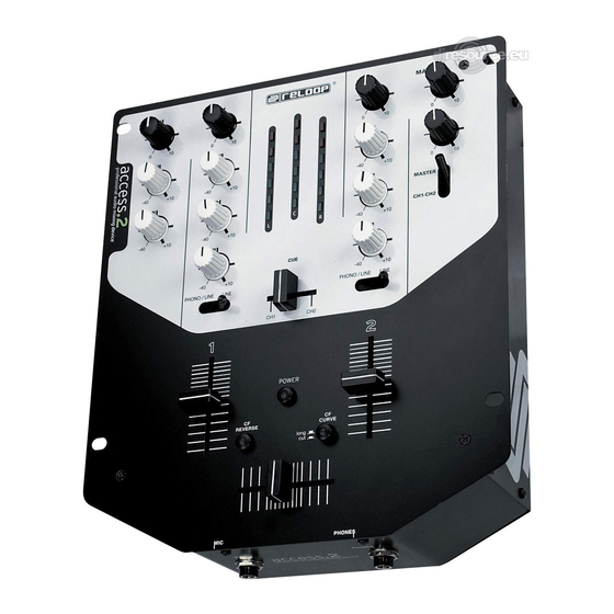 Reloop ACCESS.2 USB Bedienungsanleitung