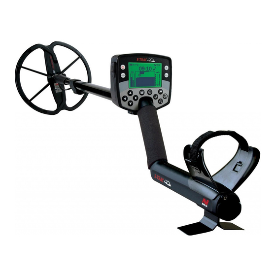 Minelab E-Trac Gebrauchsanweisung