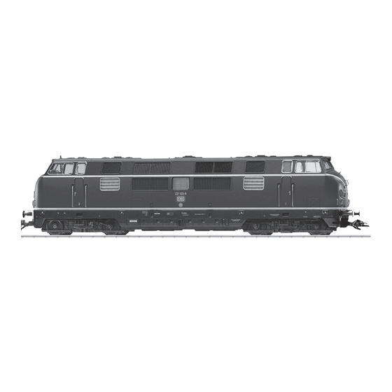 Märklin H0 221 V 200.1 Series Bedienungsanleitung
