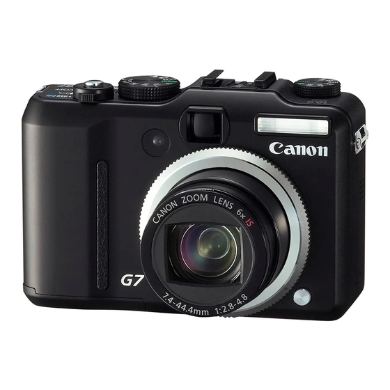 Canon PowerShot G7 Benutzerhandbuch