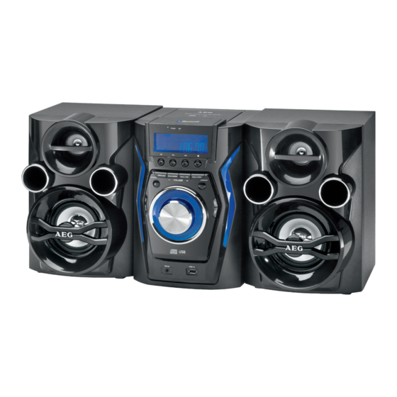 AEG MC 4462 BT Bedienungsanleitung