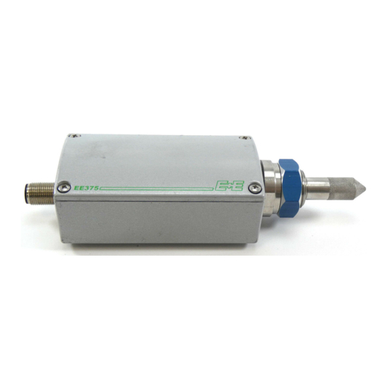 E+E Elektronik EE375  series Bedienungsanleitung