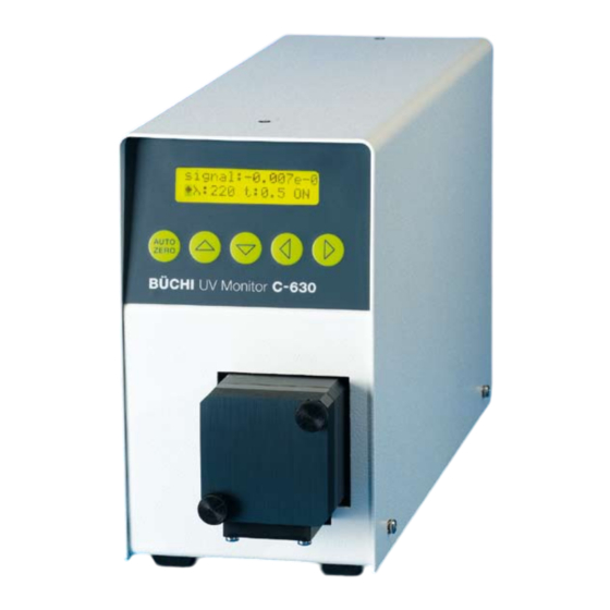 Buchi UV Monitor C-630 Handbuch