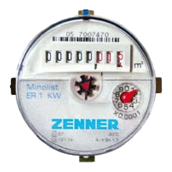 Zenner Minolist Montageanleitung