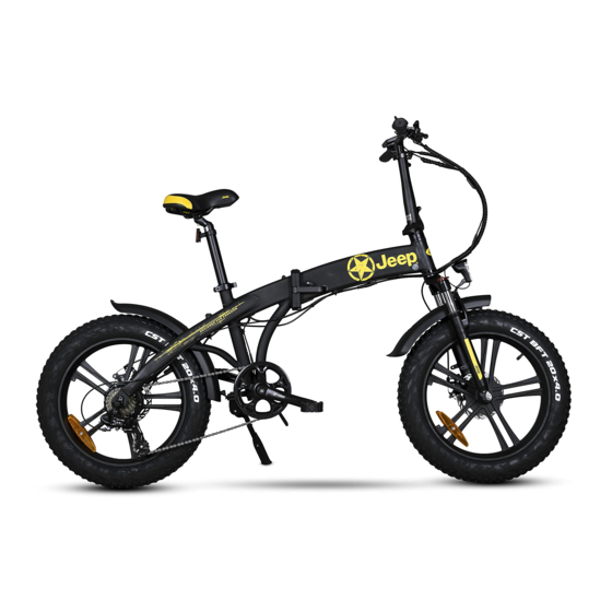 Jeep E-Bike FR 7020 Bedienungsanleitung