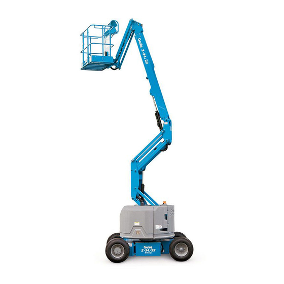 Terex Genie Z-34/22 IC Power Bedienungsanleitung