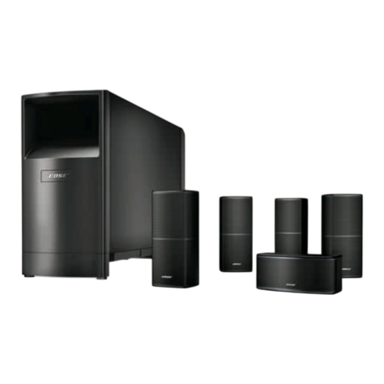 Bose Acoustimass 6-Serie V Bedienungsanleitung