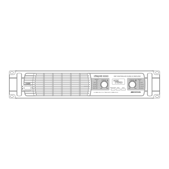 JB Systems dspa 1000 Bedienungsanleitung