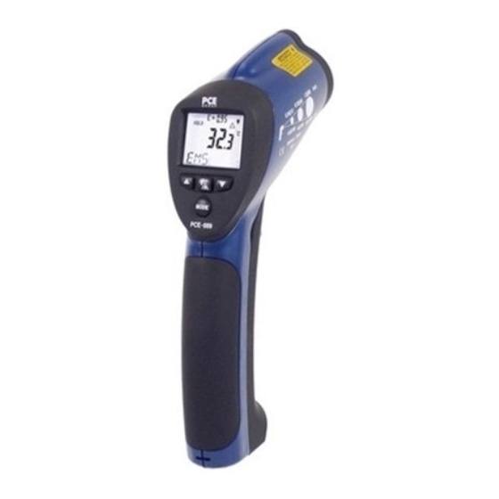 PCE Instruments PCE-889 Bedienungsanleitung