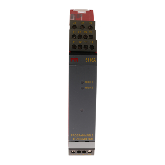 PR electronics PRETRANS 5116 Handbuch
