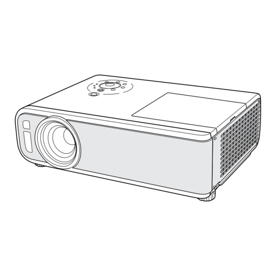 Sanyo PLC-XC10 Bedienungsanleitung