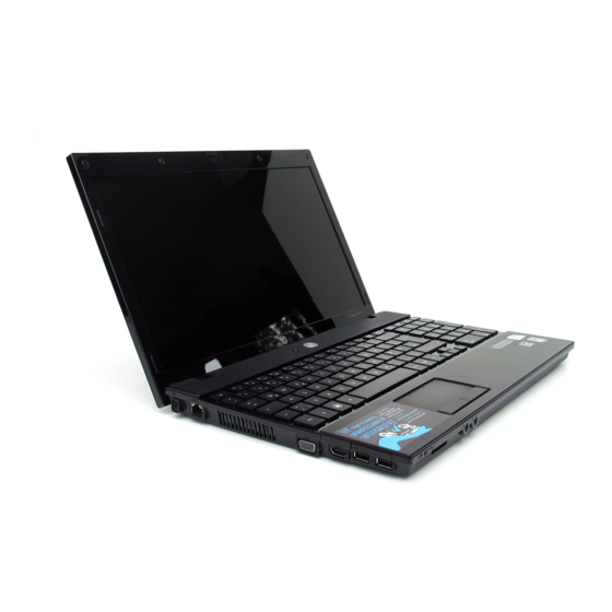 HP ProBook 4410s Benutzerhandbuch