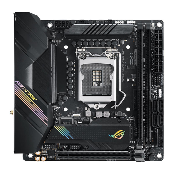 Asus ROG STRIX H470-I GAMING Bedienungsanleitung