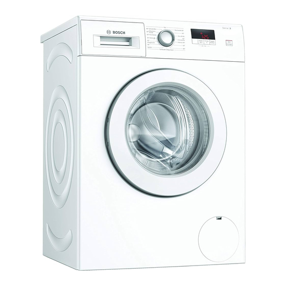Bosch WAJ28022 Gebrauchs- Und Montageanleitung
