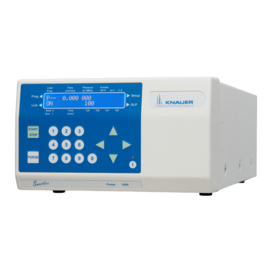 Knauer Smartline 1050 Handbuch