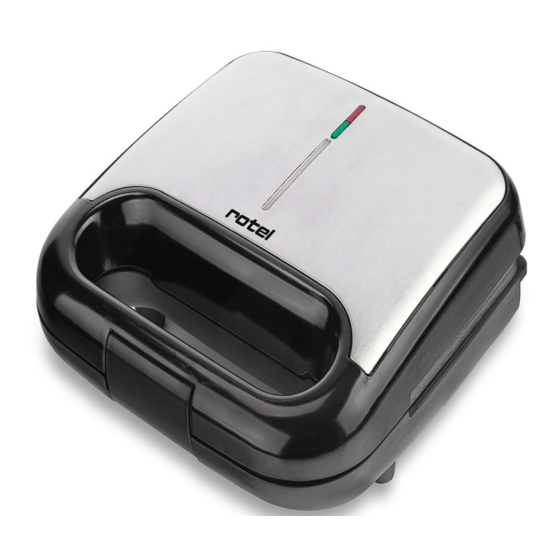 Rotel SANDWICHTOASTER139CH2 Gebrauchsanweisung