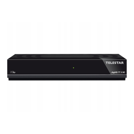 Telestar digiHD TT 3 SC Bedienungsanleitung