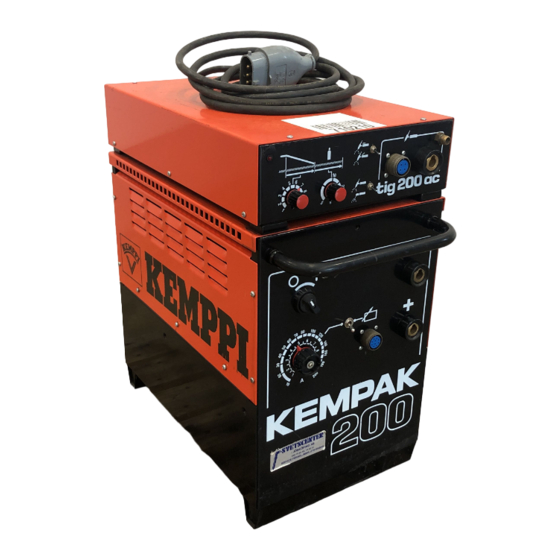 Kemppi KEMPAK 200 Gebrauchsanweisung