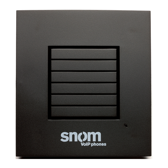 Snom m5 Bedienungsanleitung