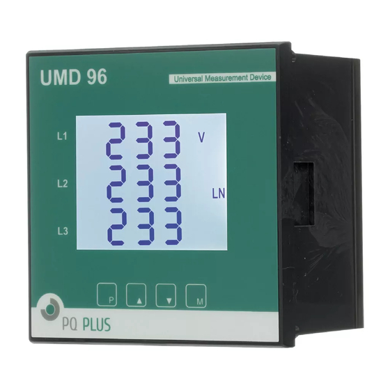 PQ Plus UMD 98 Schnellstartanleitung