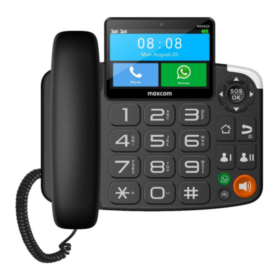 Maxcom MM42D Benutzerhandbuch