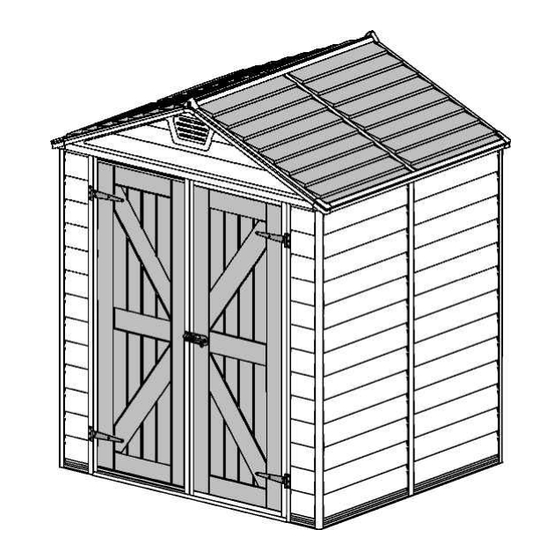 Palram Skylight Shed Bedienungsanleitung
