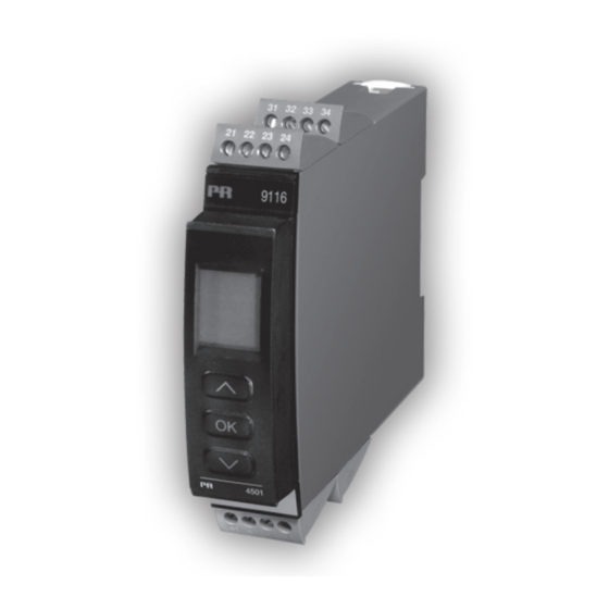 PR electronics 9116 Bedienungsanleitung