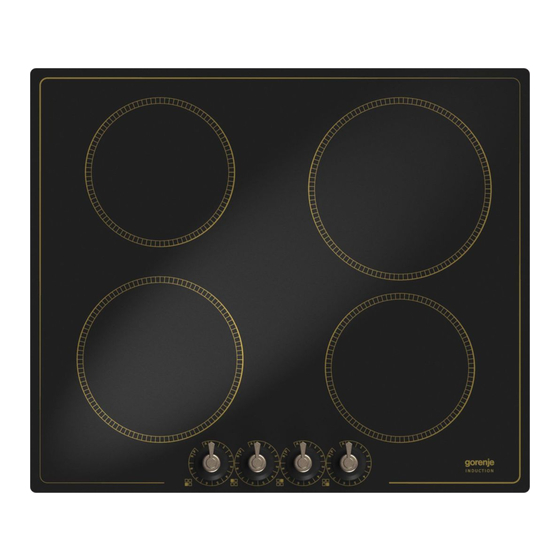 Gorenje IC634 Gebrauchs-, Aufstellungs- Und Anschlussanweisung