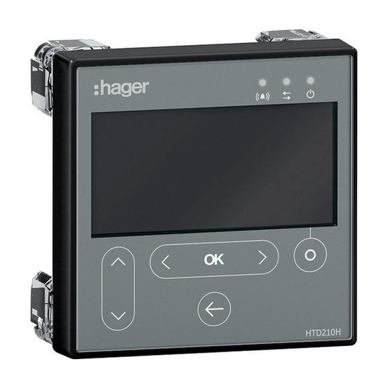 hager HTD210H Bedienungsanleitung